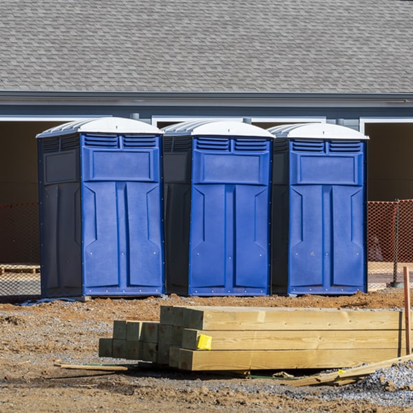 how do you ensure the portable restrooms are secure and safe from vandalism during an event in Stockbridge